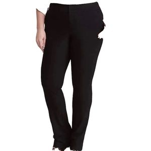 Torrid Black Jetsetter Slimbt High- Rise Dress Pants Womens 16 Regular